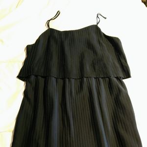 Black Pleated Dress